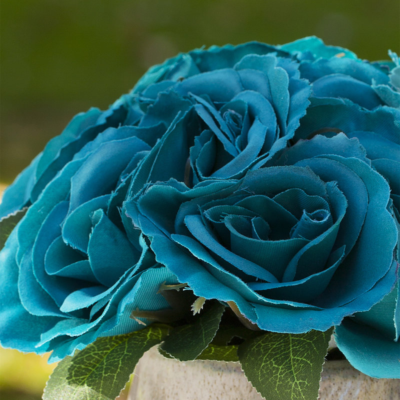 Arrangements floraux roses et centres de table en pot, Aqua