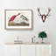 Scarlet Ibis Bird by John Audubon - Picture Frame Painting Print-55614341-55614347