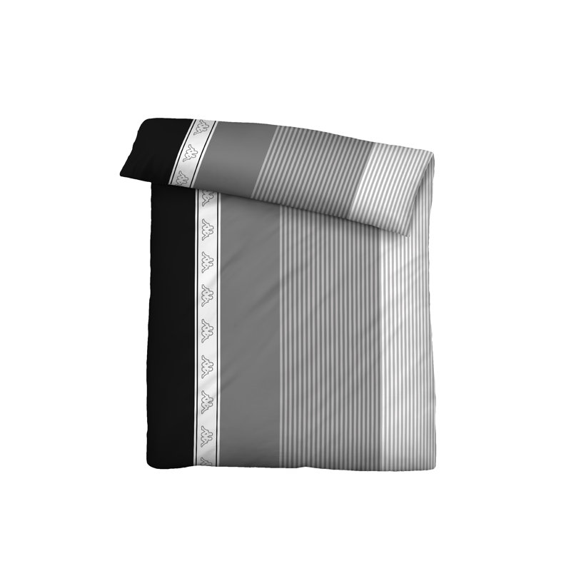 Storm Grey 100% Cotton 2 Piece Duvet Cover Set