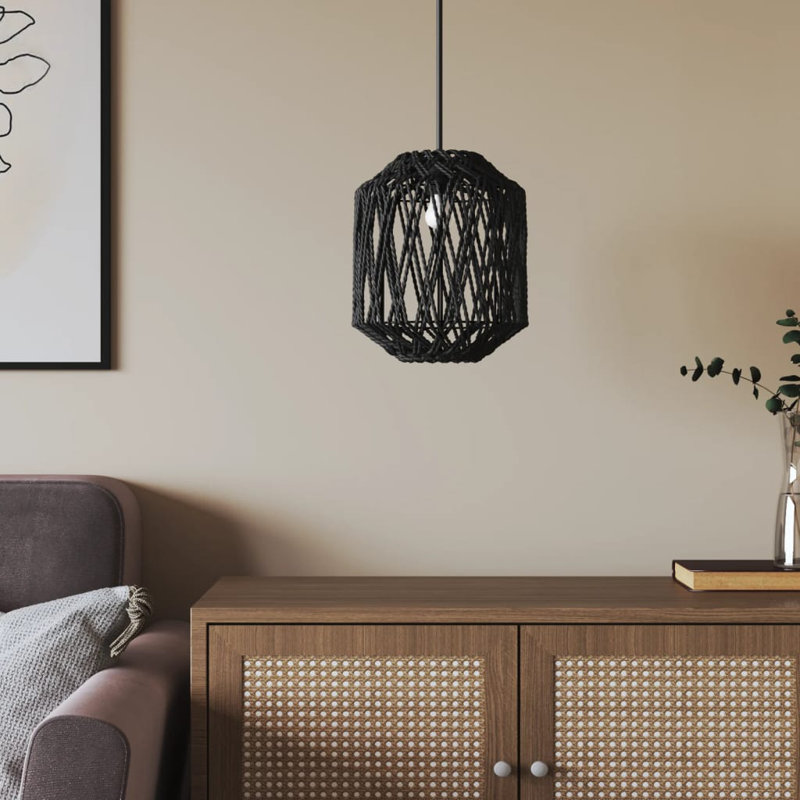 28cm H Lamp Shade in Black