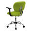 Chaise de bureau pivotante rembourrée à dossier moyen en maillage Wayfair Basics®-151915367-151915380