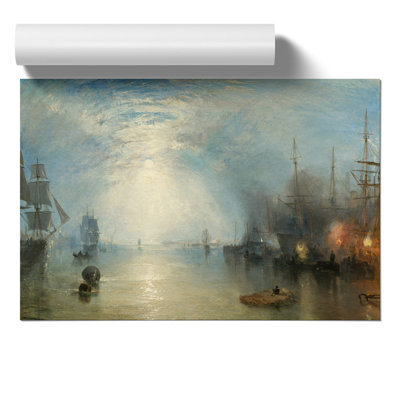 Keelmen Heaving in Coals by Joseph Mallord William Turner - Unframed Painting