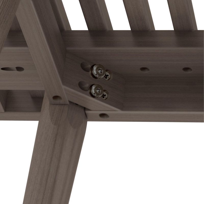 Eilish Solid Wood End Table, Clay