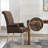 Amdad Tufted Upholstered Fabric Dining Chair with Arms-2077903806-2116762405-2134416179