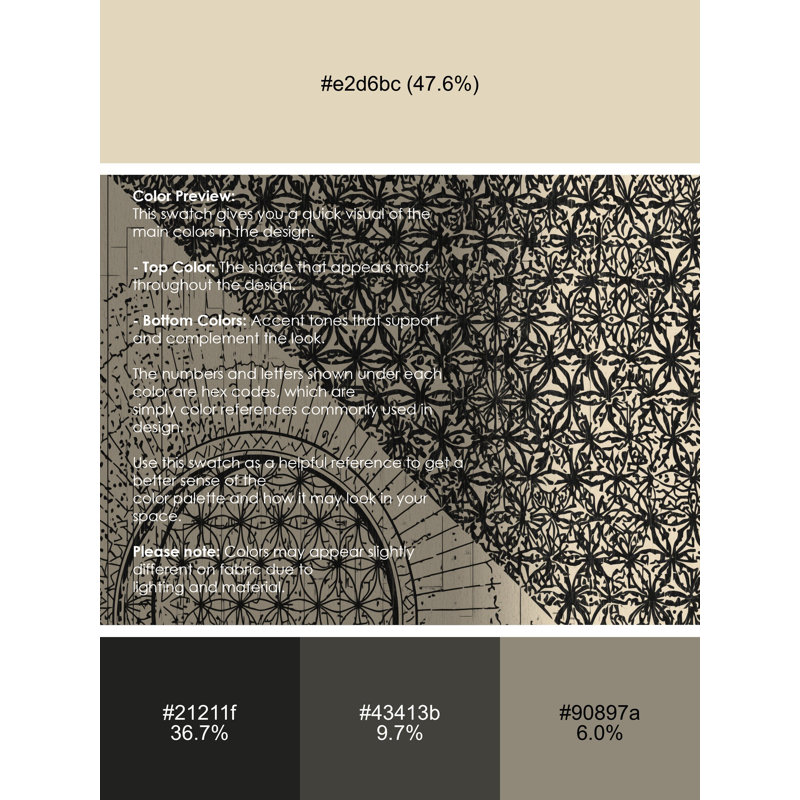 Tapis beige lavable à la machine à motif géométrique d'inspiration mondiale Abaokoro, 8 x 10