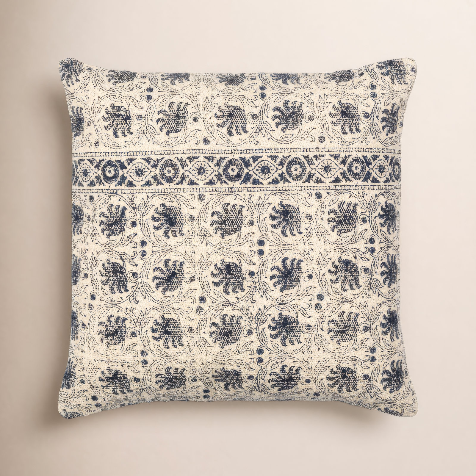 Coppell Cotton Throw Pillow, 22" x 22"