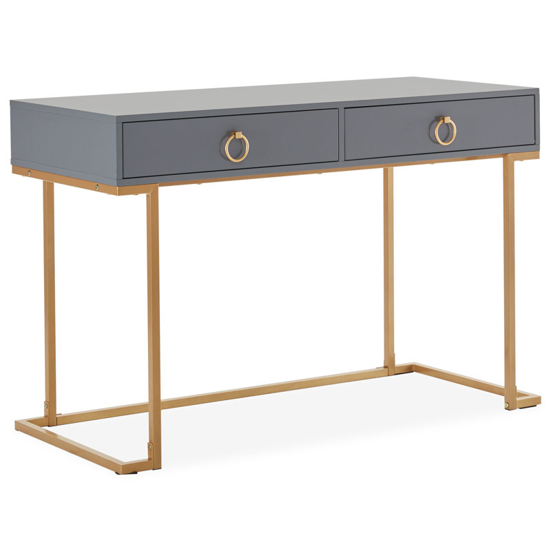 Crider 45'' Desk, Dark Gray