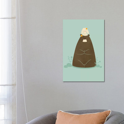 Namaste 1 Piece Wrapped Canvas Wall Art