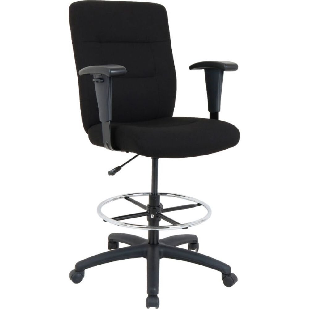 Inbox Zero Backed Adjustable Height Ergonomic Lab Stool with Footring  Wheels & Reviews