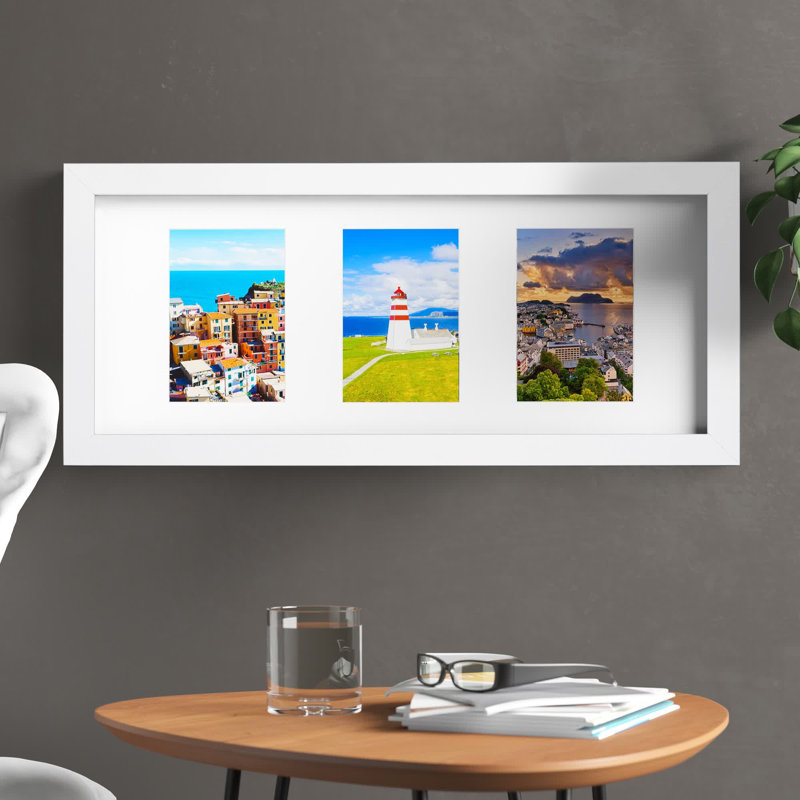Cadre photo Audubon, 5 po x 7 po, Blanc
