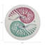 Nautilus Turq Pebble 16" Vinyl Placemat-50817806