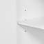 Meuble-lavabo simple autoportant de 18 po avec plateau en résine Nandhan-302638632