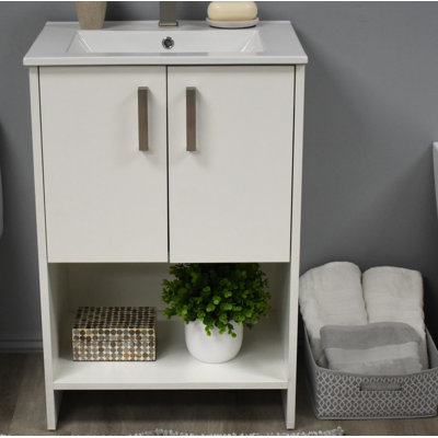 Ensemble de meuble-lavabo simple 30 po Nhyira Anjeli Cabo