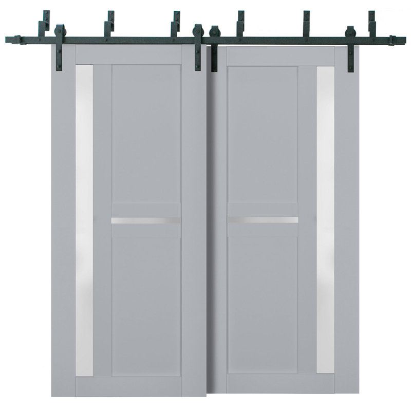 Portes de placard Veregio, 36 po x 80 po, gris