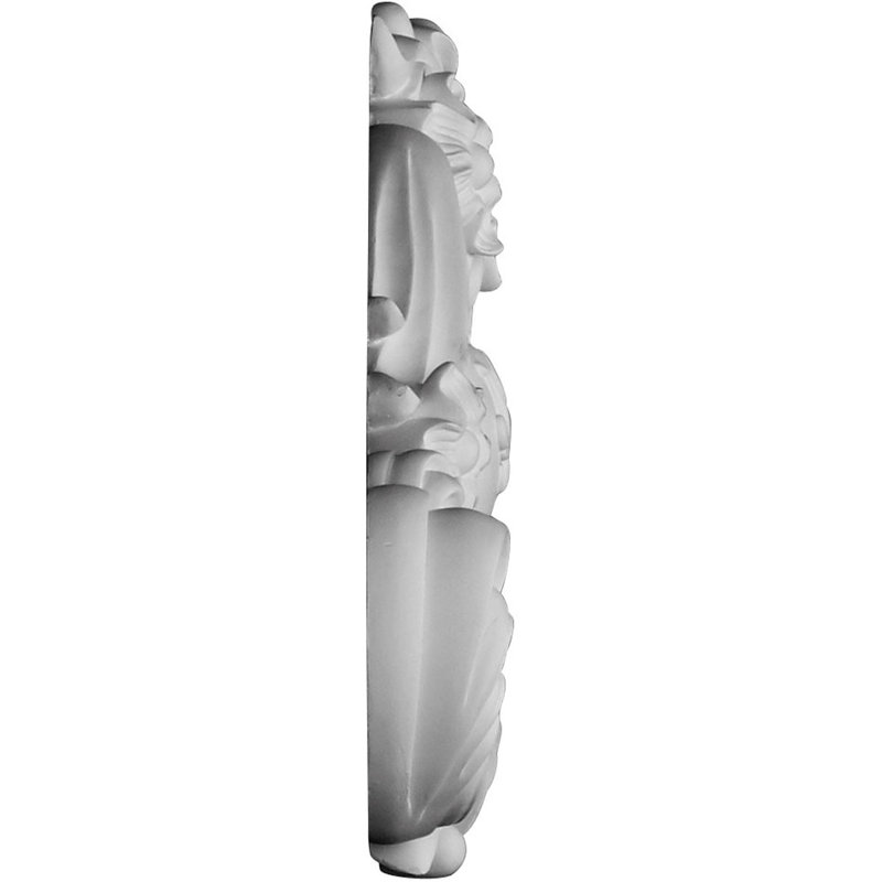Modena 12'' H x 30.5'' W x 1.88'' D Urethane Onlay Scroll