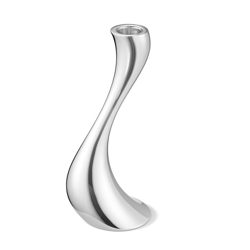 Cobra 3 Piece Stainless Steel Table Top Candlestick Set, Stainless Steel