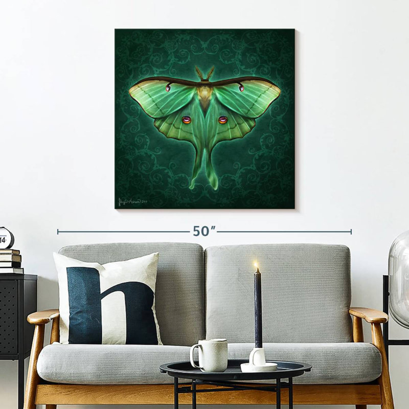 Bramp Steampunk Luna Moth II, H 30 po x l 30 po