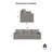 Flex Upholstered Modular Wide Arm Sofa-100682612-124389817