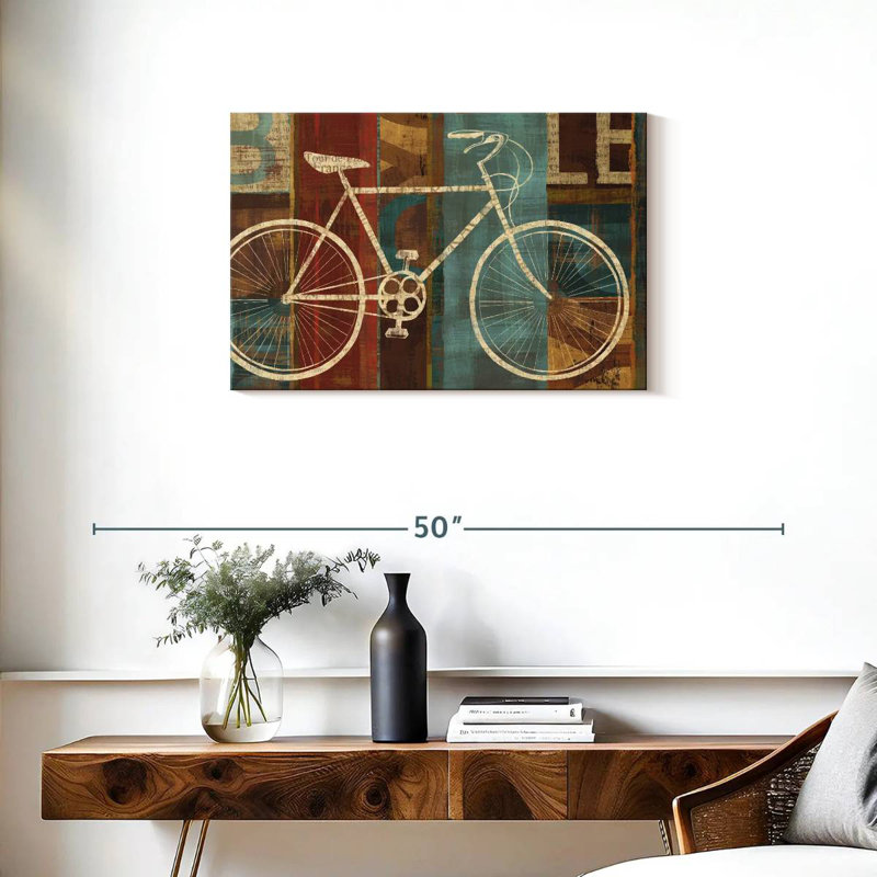Mehar Bicycle Breaking Away, 20" H x 30" W