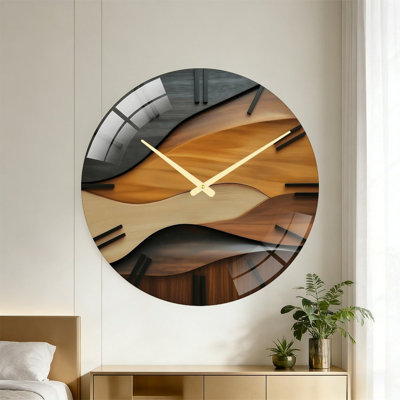 Horloge murale en bois