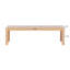 Table basse d'extérieur en bois d'acacia de 47,24 po