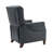 Polestra 32.68'' W Genuine Leather Manual Recliner-75689600