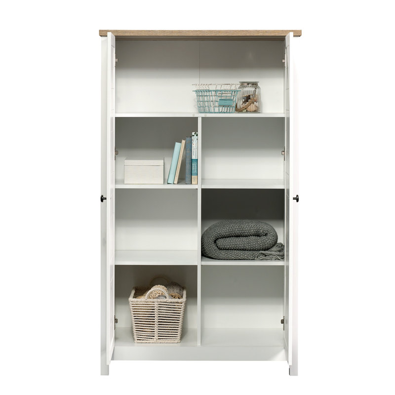 Grado 35.28'' Wide 3 - Shelf Storage Cabinet, White