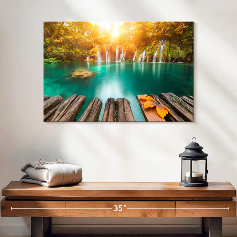 Alvord Sunny Plitvice Falls, H 16 po x l 24 po