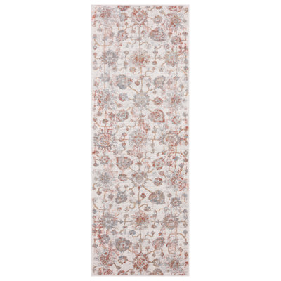 United Weavers Fanord Heirloom Rust Runner Rug 2'7" x 7'4"
