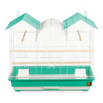 Hercules 22.5'' Plastic Pointed Top Table Top Bird Cage with Perch