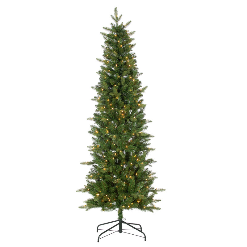 Lighted Artificial Spruce Christmas Tree, 6.5'