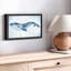 "Impression sur toile de baleine bleue en bois"-1224026787