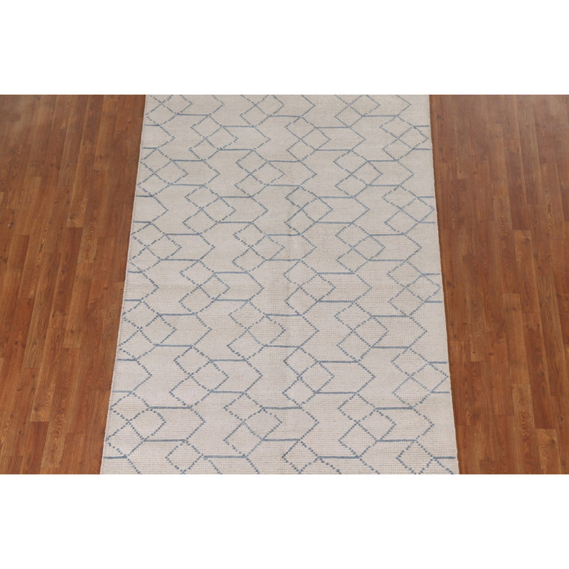All-Over Moroccan Indian Area Rug 5x8