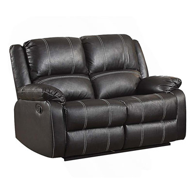 Causeuse inclinable en cuir synthétique