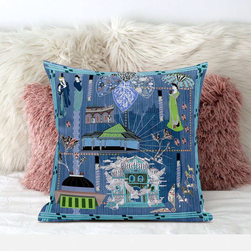 Housse et insert de coussin décoratif en polyester, 20 po x 20 po