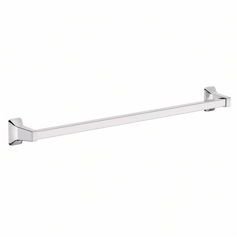 Ensemble de barre à serviettes 18 po Sunrise - Chrome poli avec barre en aluminium, 3.2" H x 20.25" L x 1.81" D