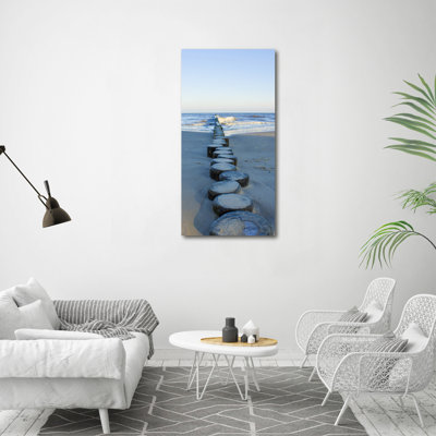Breakwater 1 Piece Wrapped Canvas Wall Art