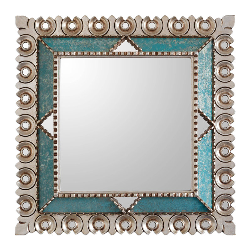 Graysen Solid Wood Flat Wall Mirror