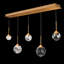 Quest 5 Light Crystal LED Multi-Light Pendant-1464678021