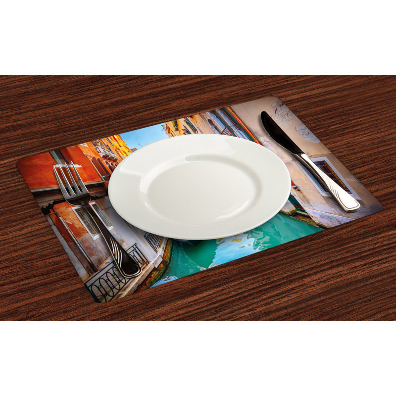 Polyester Cities & Maps Rectangle Placemat