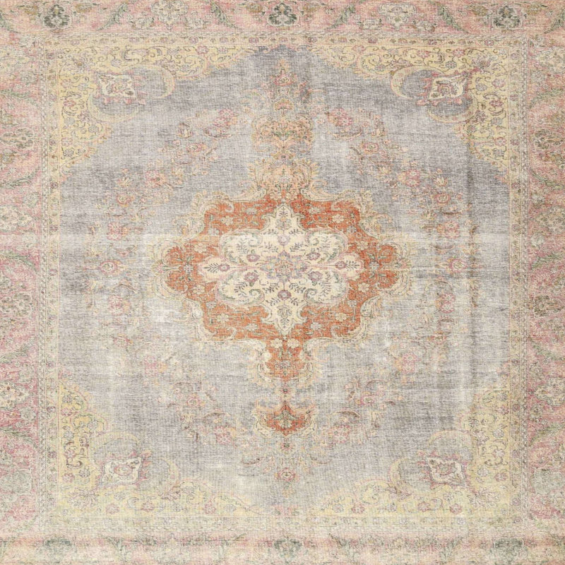 Oriental Indoor Rug, Square 3'