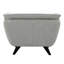 Chaise Nayeli, boucle gris clair