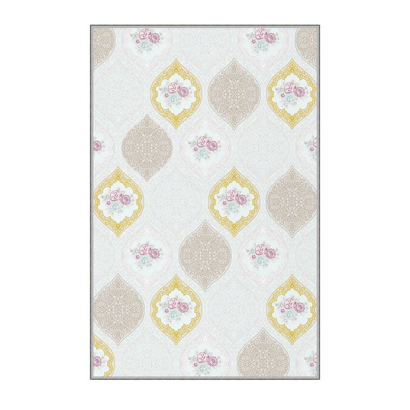 Premium 3D Printed Carpet, 4.6 x 7.2 Feet, 100% Polyester, 0.3 Inches Pile Height | Antibacterial, Non-Slip Underside, Machine Washable | Perfect for Living Room, Bedroom, and Kids' Play Areas, Durable & Stylish