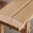 Burlywood Solid Wood Bench