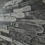 Papier peint gris anthracite noir moderne Rolls Faux Stone 3D