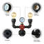 Lampe murale style tuyau Steampunk