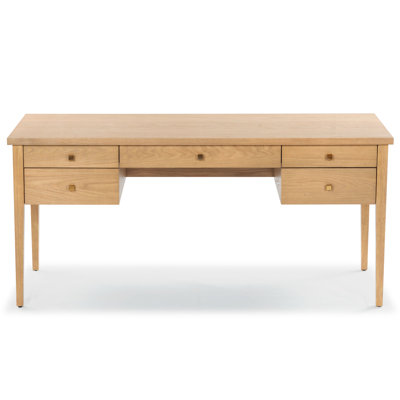 Bureau en bois 5 tiroirs Celina Makala