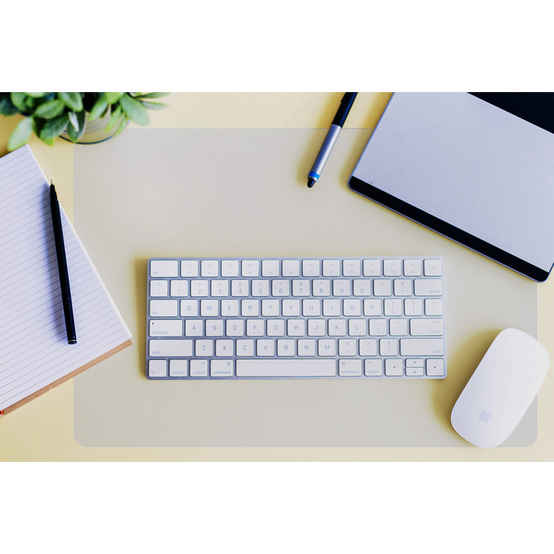 Desktex Plastic Desk Pad, 0.7cm H x 56cm W x 43cm D