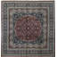 Jahan Wool Oriental Area Rug in Rust/Blue/Gray