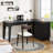 L-Shaped Desk with Storage Cabinet, Corner Computer Desk for Home Office-370139051